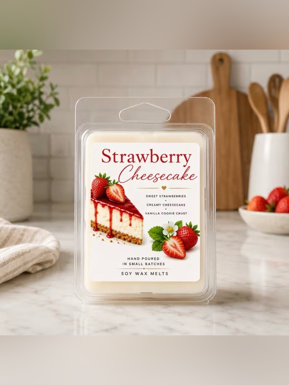 🍓🍰Strawberry Cheesecake Wax Melts🍰🍓